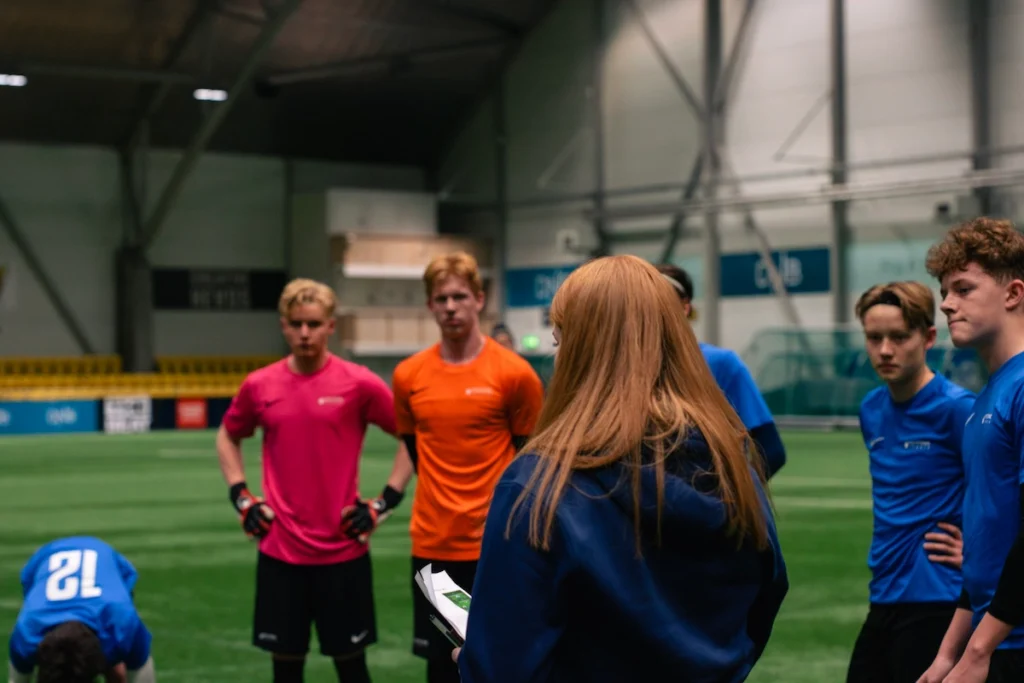 College coaches, players and Keystone Sports consultant speak at the Keystone Sports College Soccer Showcase